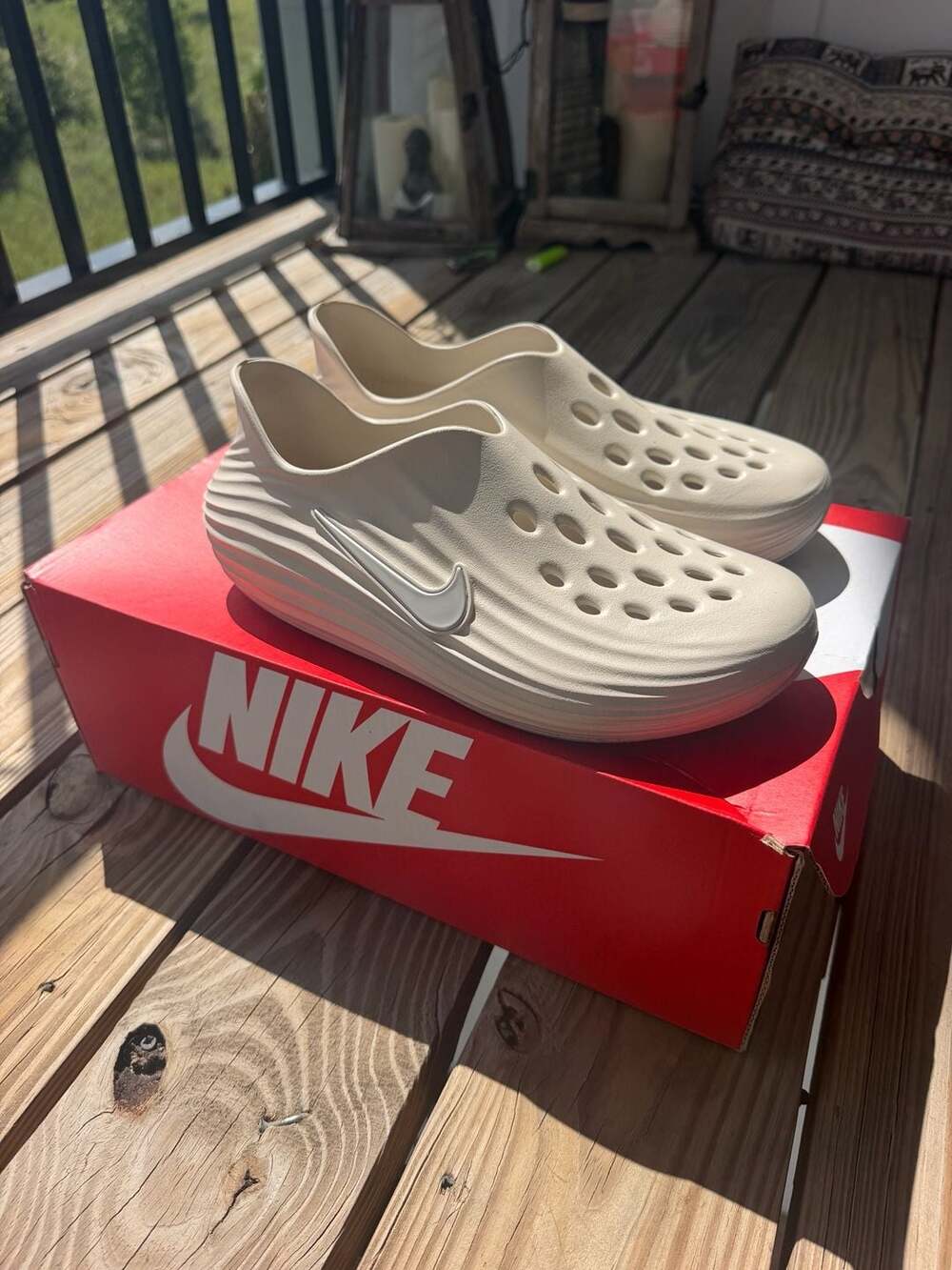 Nike ReactX Rejuven8 Off-White Clogs